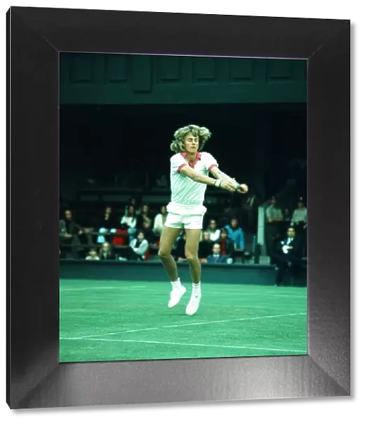 Bjorn Borg in action at Wimbledon 1974. Local Caption watscan - 19  /  04  /  2010