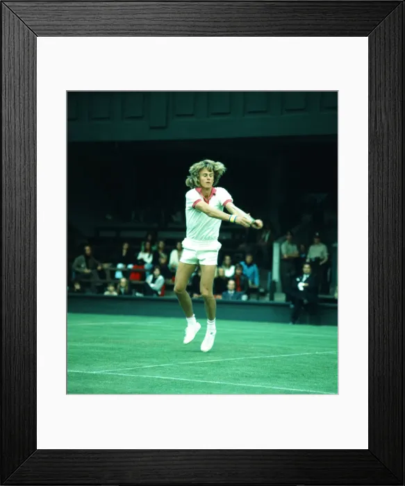 Framed Print : Bjorn Borg in action at Wimbledon 1974. Local Caption watscan - 19 / 04 / 2010 Framed Print : Bjorn Borg in action at Wimbledon 1974. Local Caption watscan - 19 / 04 / 2010