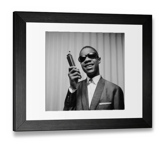 Framed Print : Stevie Wonder musical prodigy who at the age of only 13 years old has packed the Olympic Framed Print : Stevie Wonder musical prodigy who at the age of only 13 years old has packed the Olympic