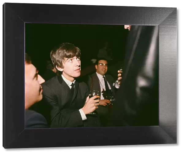 George Harrison of The Beatles, in Huddersfield. 29th November 1963