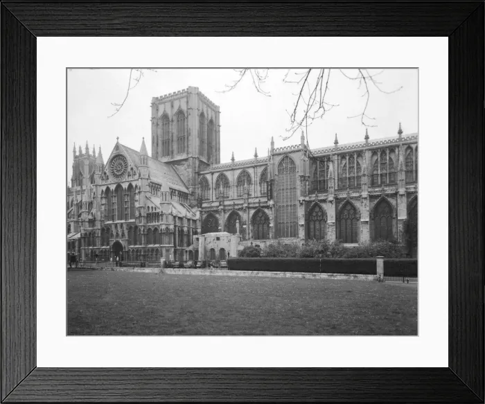 Framed Print : York Minster is a Gothic cathedral in York, England and is one of the largest of its Framed Print : York Minster is a Gothic cathedral in York, England and is one of the largest of its