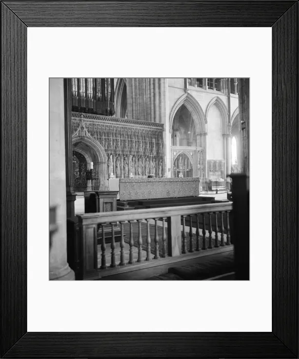 Framed Print : York Minster The Nave. 3rd April 1961. Local Caption watscan Framed Print : York Minster The Nave. 3rd April 1961. Local Caption watscan