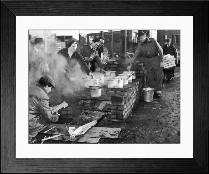 Framed Print : Civil Defence Range Albert Road Croydon, where members of the Civil Defence under Framed Print : Civil Defence Range Albert Road Croydon, where members of the Civil Defence under