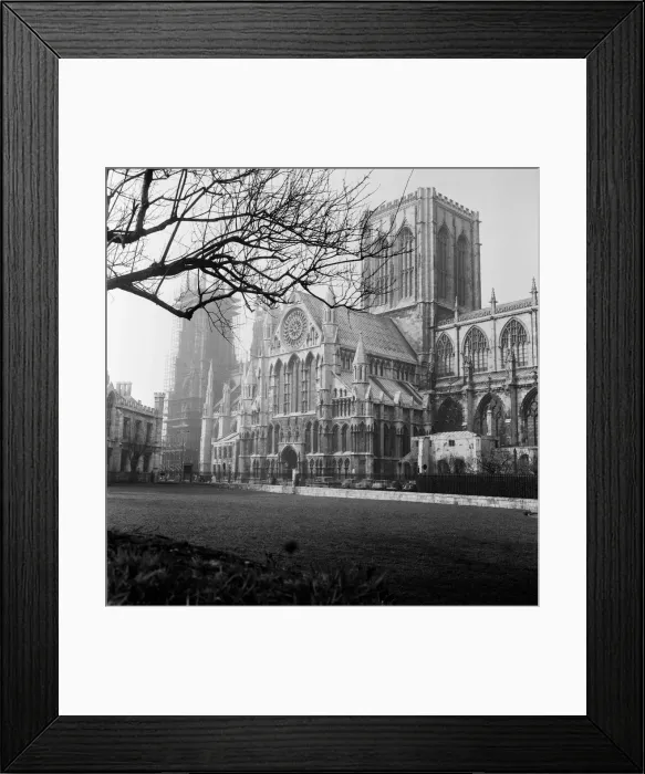 Framed Print : York Minster General View. 3rd April 1961. Local Caption watscan Framed Print : York Minster General View. 3rd April 1961. Local Caption watscan