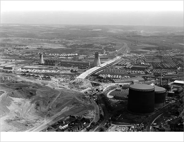 Aerial views of Sheffield, 17th August 1967