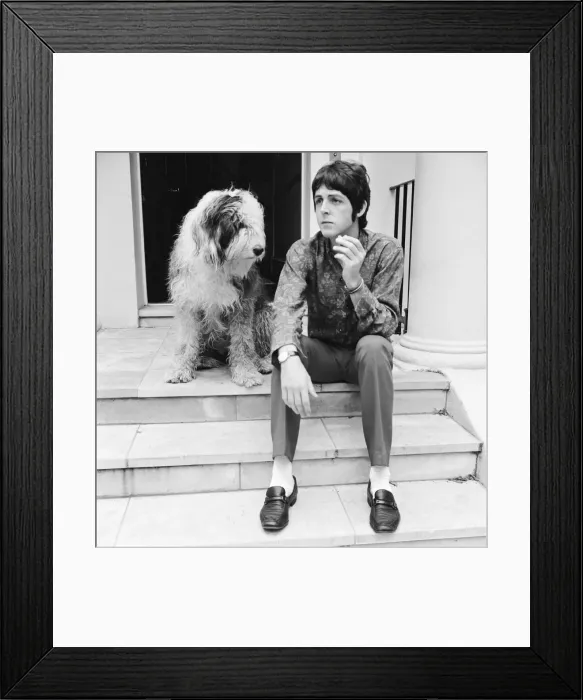 Framed Print : Paul McCartney singer with The Beatles at his St John Framed Print : Paul McCartney singer with The Beatles at his St John