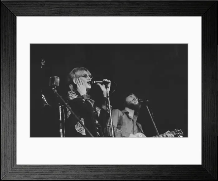 Framed Print : Delaney & Bonnie & Friends music concert at Birmingham Town Hall 4th December 1969