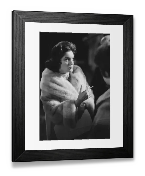 Framed Print : American singer Connie Francis pictured during rehearsals at the ATV television studios