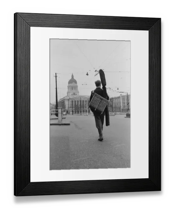Framed Print : Nottingham City Centre, Saturday Night Sunday Morning Feature 11th - 12th February 1961 Framed Print : Nottingham City Centre, Saturday Night Sunday Morning Feature 11th - 12th February 1961