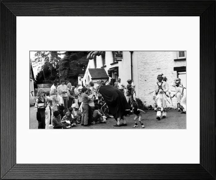 Framed Print : Festival of Dean morris festival at St. Briavels, Gloucestershire Morris dancers in Framed Print : Festival of Dean morris festival at St. Briavels, Gloucestershire Morris dancers in
