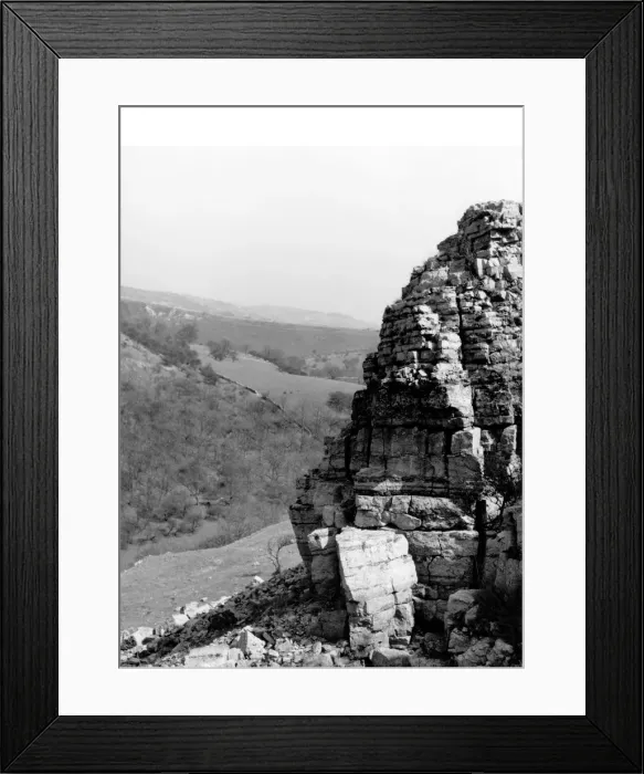 Framed Print : River Derwent valley in Beeley, Derbyshire. 1970 Framed Print : River Derwent valley in Beeley, Derbyshire. 1970