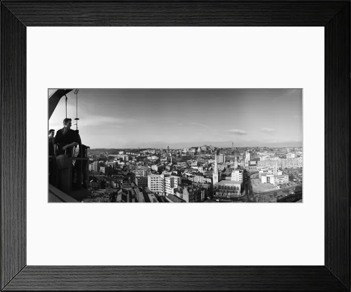 Framed Print : Cityscape of Bristol. 24th March 1967 Framed Print : Cityscape of Bristol. 24th March 1967