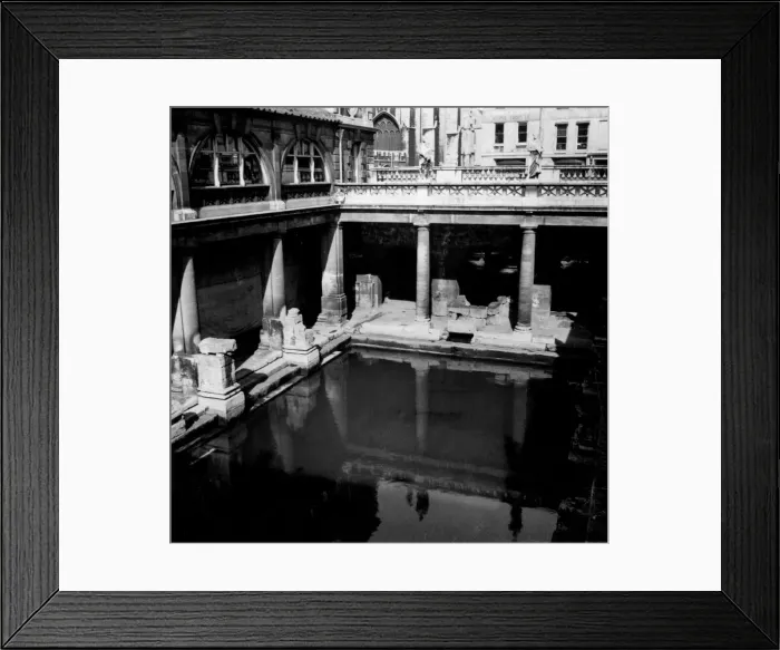 Framed Print : Roman Baths in the city of Bath, Somerset. 1958 Framed Print : Roman Baths in the city of Bath, Somerset. 1958