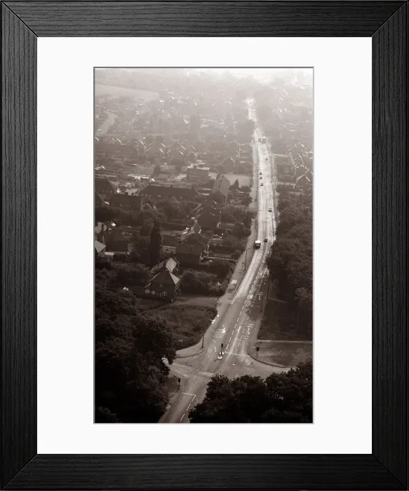 Framed Print : City of Nottingham, England Great Britain UK Aeiral View of The Main Roads Framed Print : City of Nottingham, England Great Britain UK Aeiral View of The Main Roads