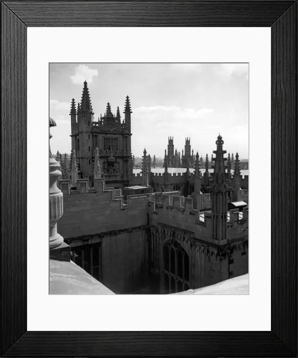 Framed Print : Roof top view of Oxford Framed Print : Roof top view of Oxford