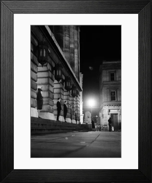 Framed Print : Nottingham City Centre, Saturday Night Sunday Morning Feature 11th - 12th February 1961 Framed Print : Nottingham City Centre, Saturday Night Sunday Morning Feature 11th - 12th February 1961