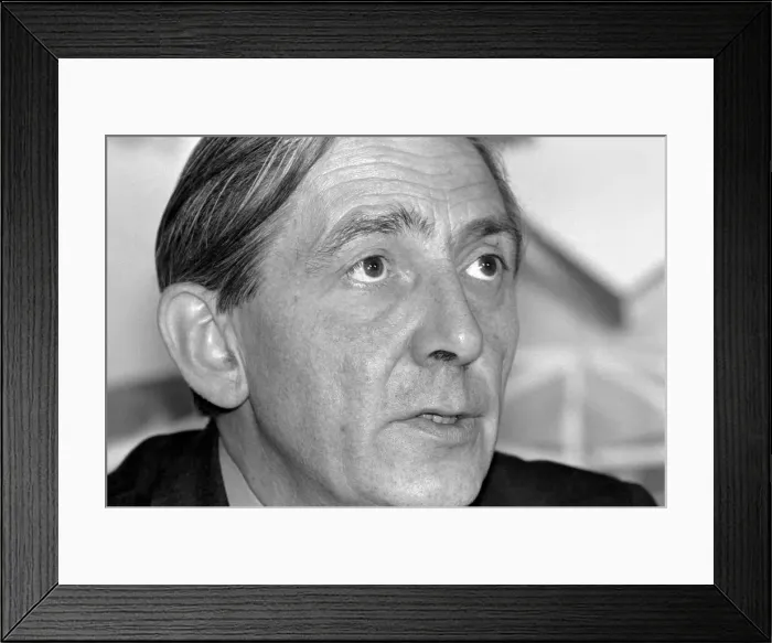 Framed Print : Len Murray General Secretary of the TUC talking on behalf of the anti- European
