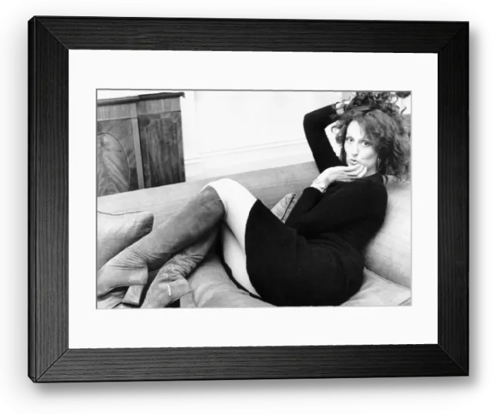 Framed Print : Germaine Greer Australian feminist author 1971 Framed Print : Germaine Greer Australian feminist author 1971