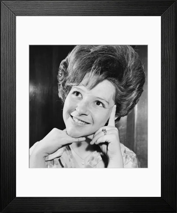 Framed Print : American pop singer Brenda Lee pictured at the Hilton Hotel in London Framed Print : American pop singer Brenda Lee pictured at the Hilton Hotel in London