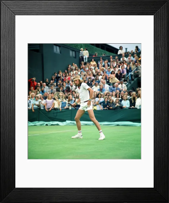 Framed Print : Bjorn Borg at Wimbledon 1975. Local Caption watscan - 19 / 04 / 2010 Framed Print : Bjorn Borg at Wimbledon 1975. Local Caption watscan - 19 / 04 / 2010