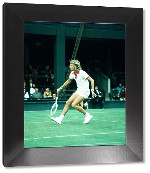 Bjorn Borg at Wimbledon June 1974. Local Caption watscan - 19  /  04  /  2010