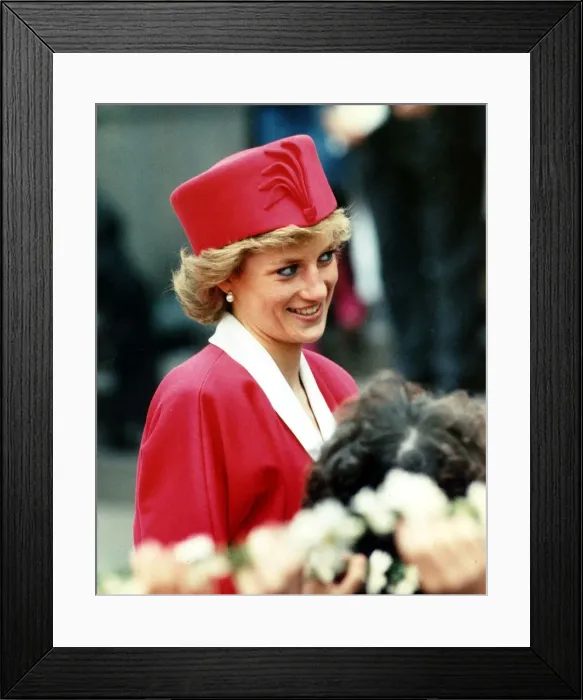 Framed Print : Princess Diana attends the Festival Of Flowers with Music at Westminster Cathedral Framed Print : Princess Diana attends the Festival Of Flowers with Music at Westminster Cathedral