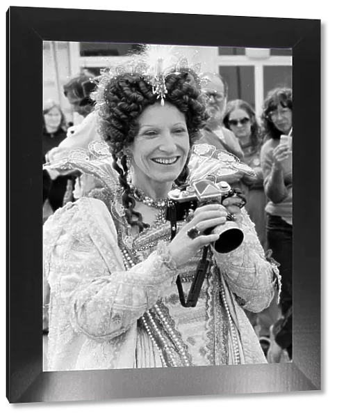 Charlotte Cornwall - May 1980 as Queen Elizabeth, filming for the TV Programme