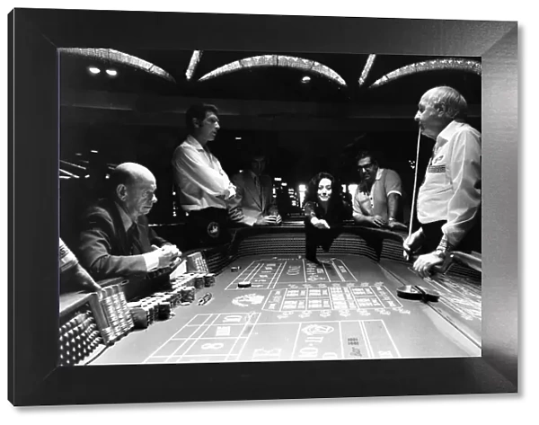 The Crapp Table in Caesars Palace in Las Vegas April 1978