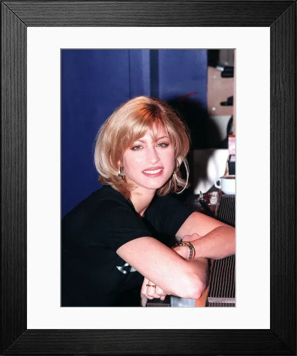 Framed Print : Dani Behr TV Presenter September 1997