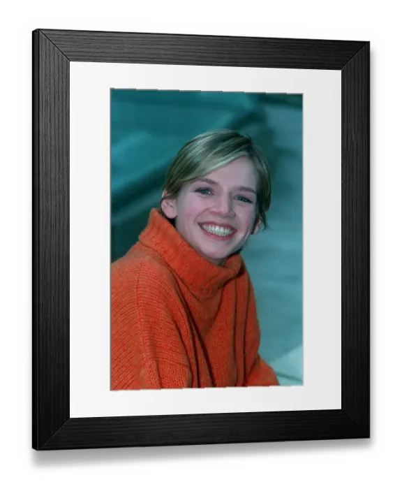 Framed Print : Zoe Ball TV Presenter December 1997 Framed Print : Zoe Ball TV Presenter December 1997