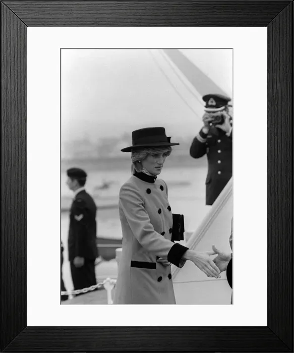 Framed Print : Prince Charles Princess Diana visit to Canada, June 1983 Framed Print : Prince Charles Princess Diana visit to Canada, June 1983