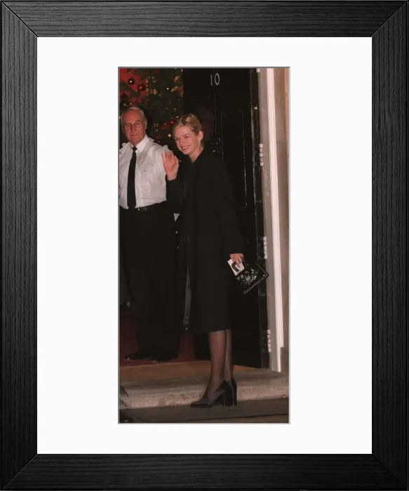 Framed Print : Zoe Ball Radio and TV Presenter arriving at Downing Street Party A©mirrorpix Framed Print : Zoe Ball Radio and TV Presenter arriving at Downing Street Party A©mirrorpix