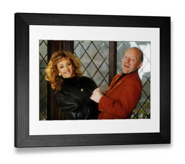 Framed Print : Paul Daniels Comedian TV Presenter Magician with his wife Debbie McGee January