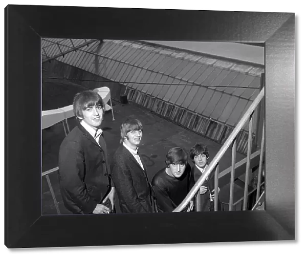 The Beatles before playing the Opera House Blackpool 16 August 1964 Left to right