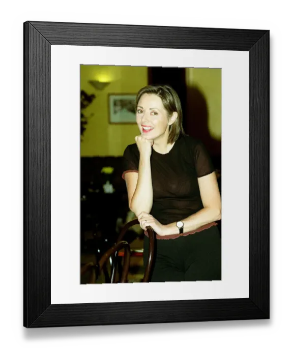 Framed Print : Carol Vordeman TV Presenter June 1998 A©mirrorpix Framed Print : Carol Vordeman TV Presenter June 1998 A©mirrorpix