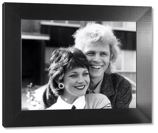 Paul Nicholas Actor with Jan Francis - stars in the TV Programme Just Good Friends
