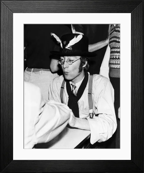 Framed Print : John Lennons at a small wayside transport cafe on the A30 Making Magical Mystery Tour Framed Print : John Lennons at a small wayside transport cafe on the A30 Making Magical Mystery Tour
