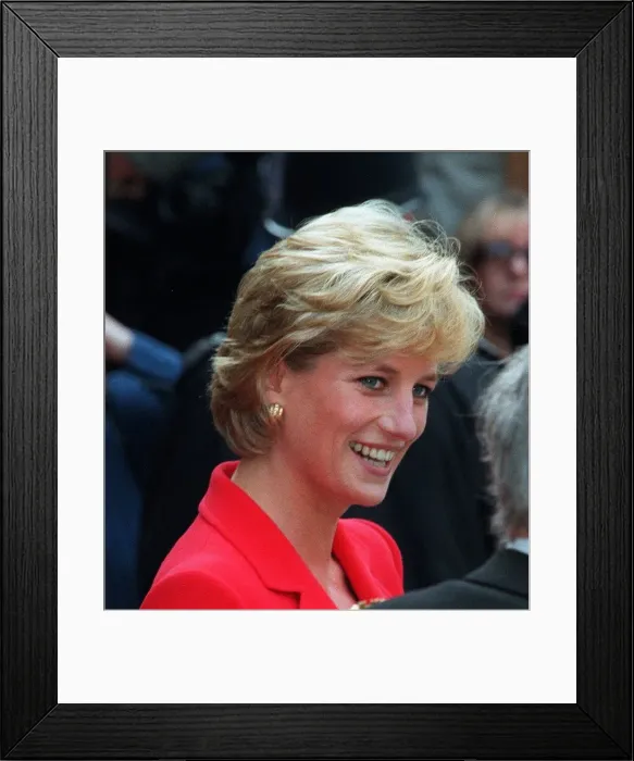 Framed Print : Diana, Princess of Wales visits London Lighthouse, a centre for people affected by HIV Framed Print : Diana, Princess of Wales visits London Lighthouse, a centre for people affected by HIV