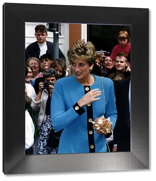 Princess Diana Attends a biennial conference at the Athenaeum in Bury St Edmunds, Suffolk