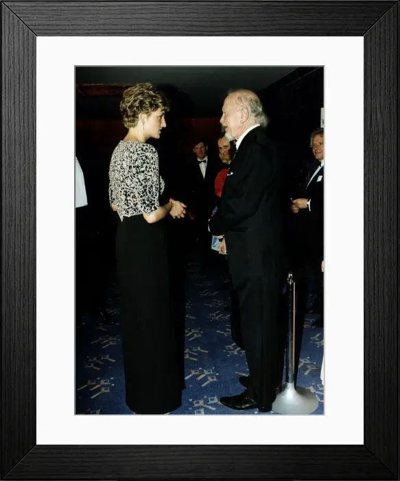 Framed Print : Diana, Princess of Wales arrives for the Royal Premiere of the new film Hear My Song Framed Print : Diana, Princess of Wales arrives for the Royal Premiere of the new film Hear My Song