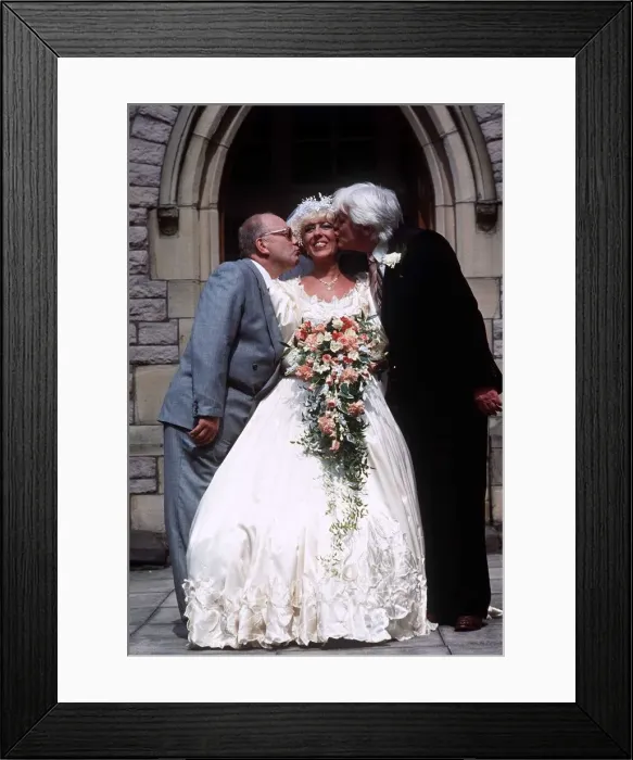 Framed Print : TV Programme Coronation Street August 1987 Coronation Street Wedding Alec Gilroy Framed Print : TV Programme Coronation Street August 1987 Coronation Street Wedding Alec Gilroy
