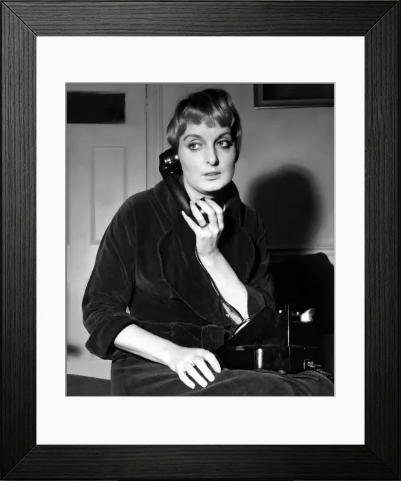 Framed Print : Mary Selway, the grand dame of British casting agents November 1966