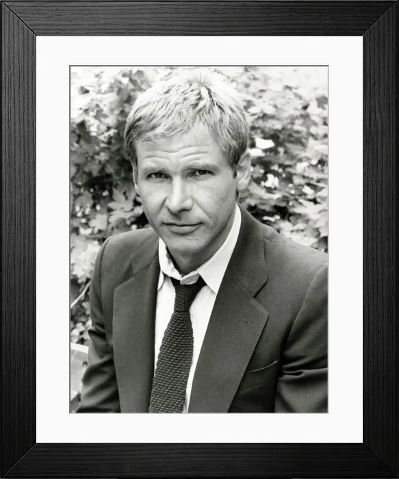 Framed Print : Harrison Ford American actor 1981 jacket and tie July 1981 Harrison Framed Print : Harrison Ford American actor 1981 jacket and tie July 1981 Harrison