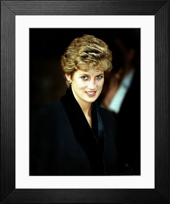 Framed Print : Princess Diana arrives for the relaunch of the Birthright charity at the Regent Hotel Framed Print : Princess Diana arrives for the relaunch of the Birthright charity at the Regent Hotel