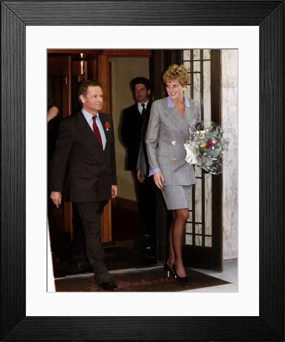 Framed Print : Princess of Wales, who has been appointed vice-President of the British Red Cross Framed Print : Princess of Wales, who has been appointed vice-President of the British Red Cross