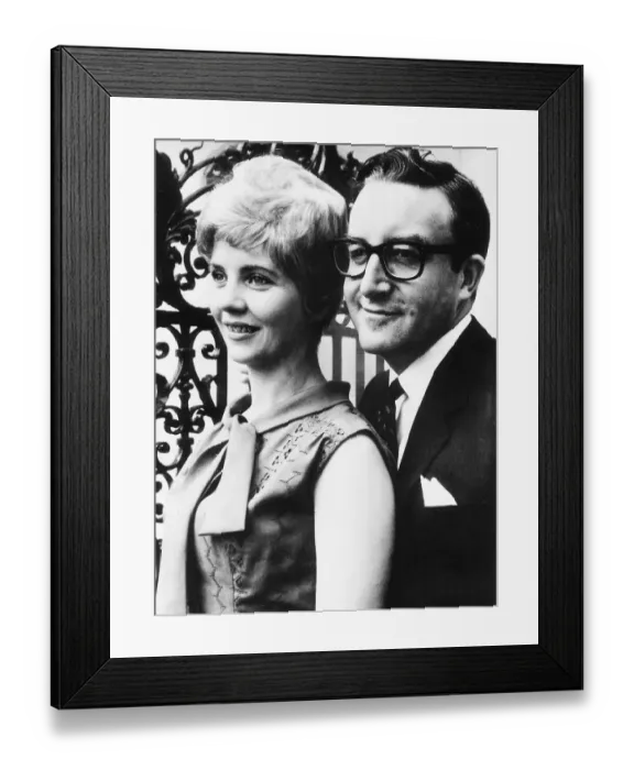 Framed Print : Peter Sellers with his first wife Anne-undated picture they married in 1951