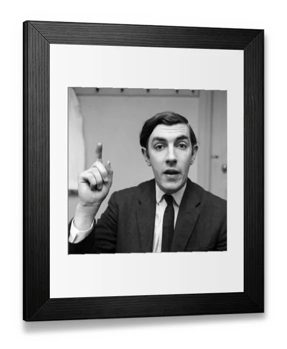 Framed Print : Peter Cook feb 1962 actor comedian A©mirrorpix