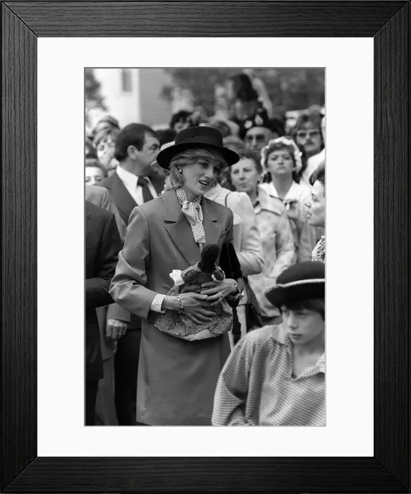 Framed Print : Prince and Princess of Wales tour of Canada in June 1983 Framed Print : Prince and Princess of Wales tour of Canada in June 1983
