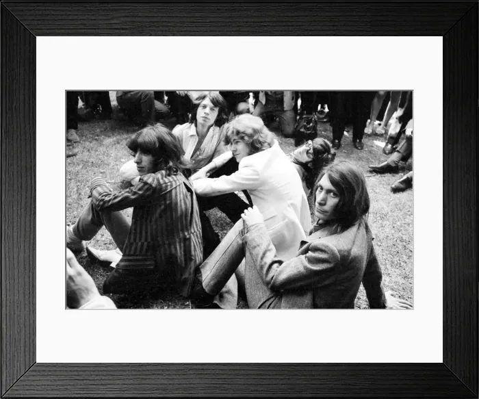 Framed Print : Rolling Stones : Introducing the Mick Taylor (centre photo