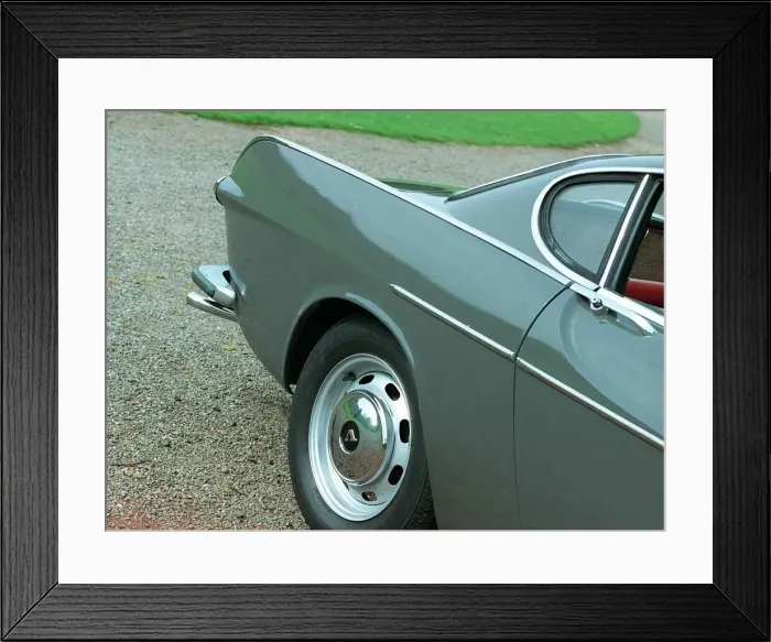 Framed Print : John Martin with P1800 Volvo car May 1998 Framed Print : John Martin with P1800 Volvo car May 1998